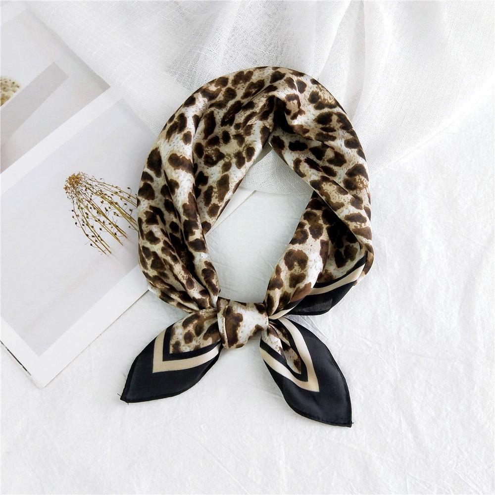 53CM Silk Scarf Small Square Scarf Versatile For Women Spring And Autumn Thin Design Fashionable And Stylish Decorative Scarf Professional Flight