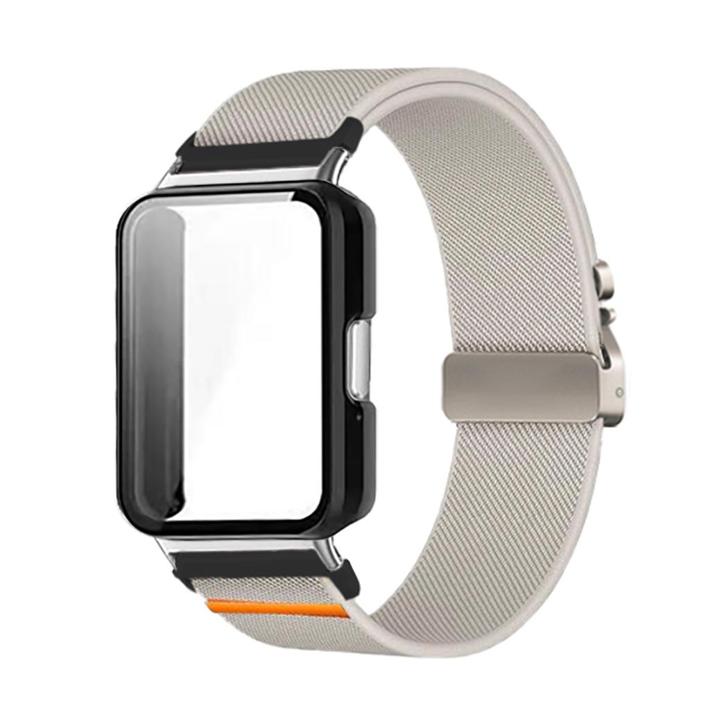 Чехол + Ремешок Для Samsung Galaxy Fit 3 Умные Часы Браслет с Парашютной Пряжкой Для Samsung Galaxy Fit 3 Защитная Крышка Экрана