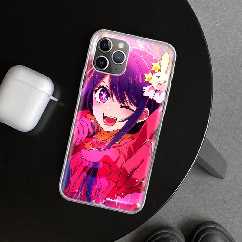 Япония Аниме Oshi No Ko Чехол для телефона для iPhone 11 12 13 Mini 14 15 Plus 16 Pro Max 17 Air 7 8 + SE Арт Индивидуальный Fundas 11