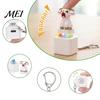 Stress Relieving Gadget 1/2/3Pcs Screaming Goat Keyboard Fidget Toy, Rechargeable Sheep Finger Clicker Animal Push Button Toy with Light Sound,