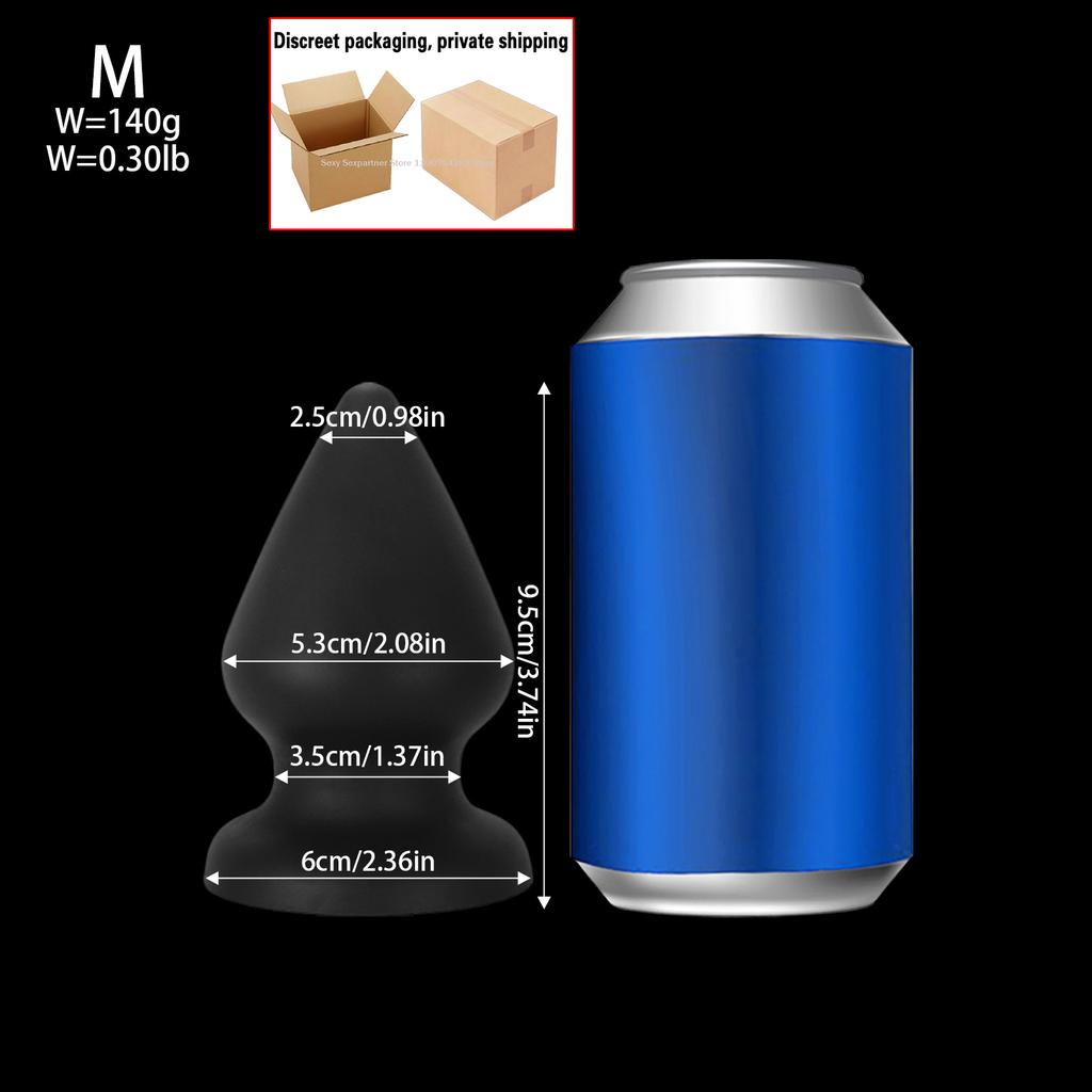 Носимый Мягкий S-XXXL Большой Анальный Пробка Силиконовый Анальный Дильдо Присоска Большая Анальная Пробка Анальный Расширитель 18+ Взрослые Анальные Секс-Игрушки для Женщин Мужчин Мастурбатор Ануса