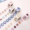 500pcs/roll Cute Cartoon Cat Puppy Christmas Scrapbook Diary Stickers Anime Kitten Dog Stationery Stickers Adhesive Envelope Seal Stickers