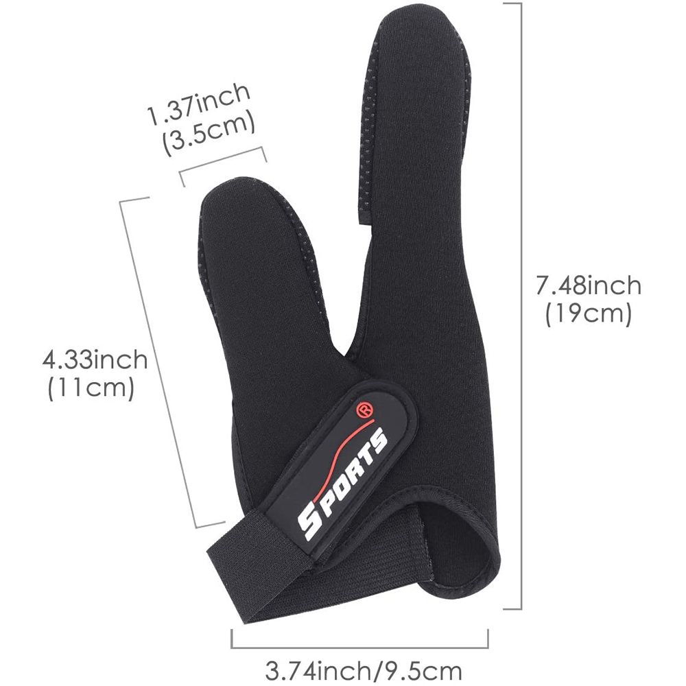 Hot Non-Slip Sport Anti-Slip Breathable Double Finger Fishing Gloves