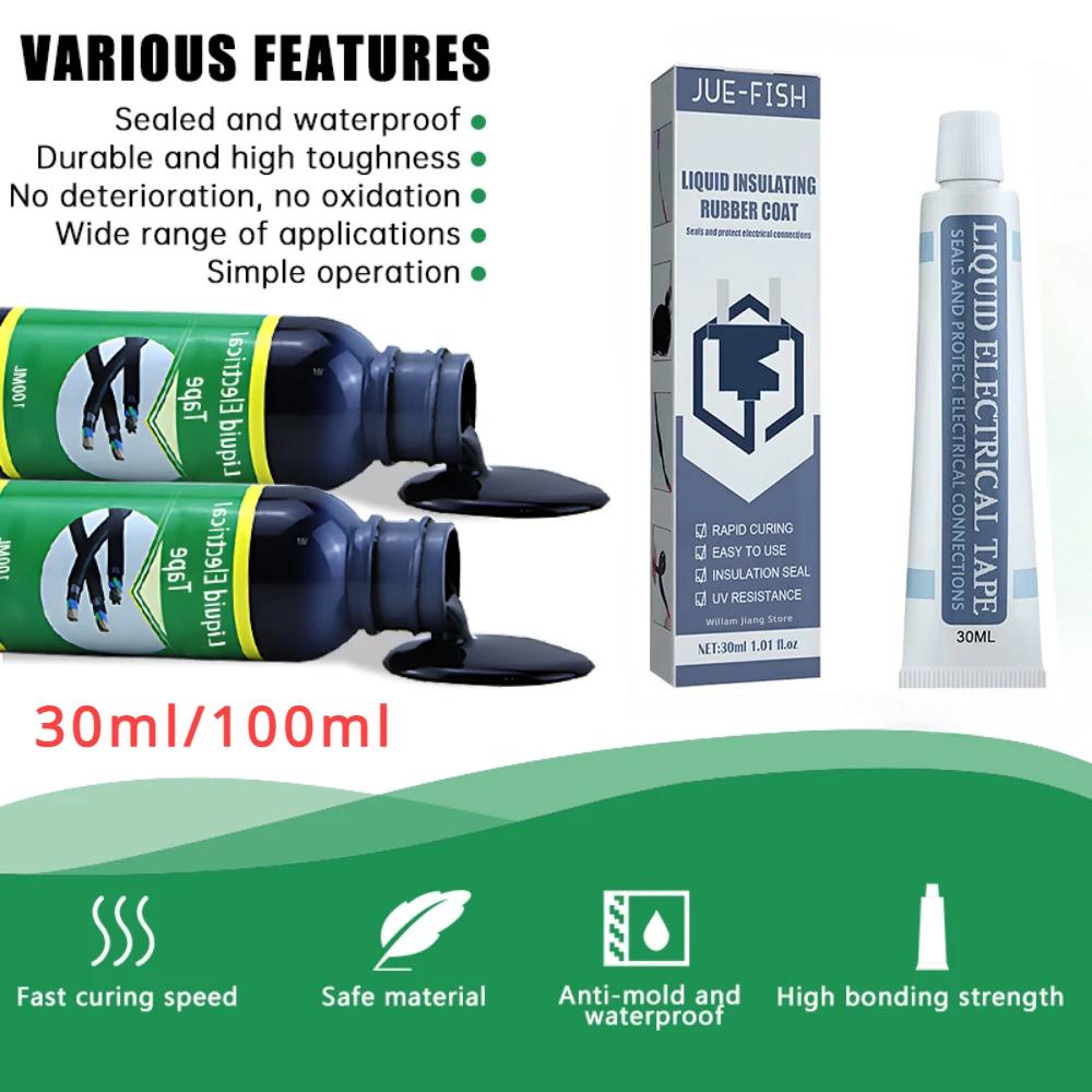 30/100 Ml Super Strong Glue Sticks All Liquid Electrical Tape Waterproof Waterproof Sealant Roof Waterproofing Repair Rubber