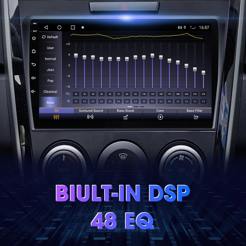 2 Din Android 12 Автомагнитола для Mazda 6 Rui Wing 2007 - 2012 Мультимедийный видеоплеер GPS 4G Carplay Auto Стерео RDS DVD Головное устройство