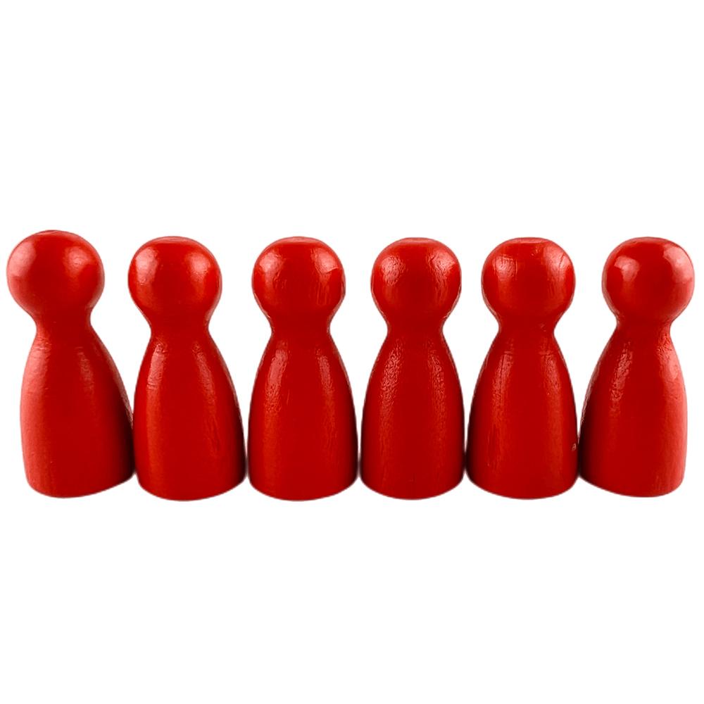 12 цветных деревянных пешек для настольных игр для шахматной игры