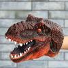 Hand Puppets Dinosaur Head Model Toy T-Rex Dinosaur World Animal Model Action Figures Collection Toy For Kids Soft Toy Gifts