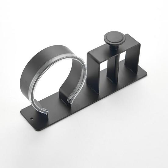 Настенный держатель для фена Yousheng, прочный, несущий нагрузку, простая установка, универсальный, минималистский стиль, металлическая подставка для фена, стойка для хранения