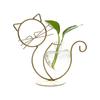 Простая ваза для гидропонной цветочной композиции из железа Cat