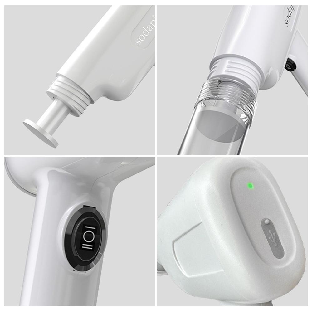 Sodaplus Автоматическая машина для приготовления пасты Ручная электрическая лапшерезка 6-в-1 Беспроводная портативная