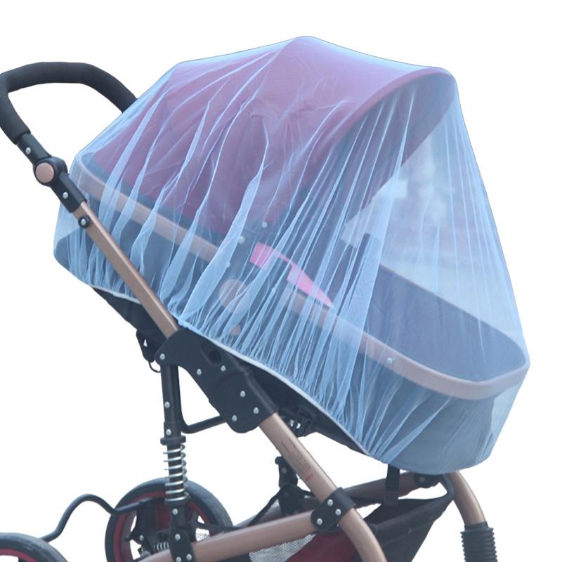 1 шт. Чехол для детской коляски, москитная сетка большого размера, сетка от комаров, защита от мух, полное покрытие для детской коляски, защита от пыли