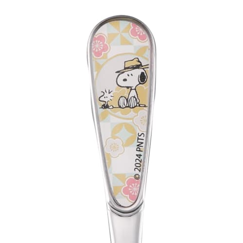 PEANUTS Snoopy Stainless Steel Jade Spoon, Nostalgia Series, Ice Cream & Sweets, Made in Japan, Yamaka Shoten, SN1902-850