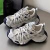 Модные женские кроссовки на платформе со шнуровкой 2025 Новая мода Удобная мягкая спортивная обувь для улицы Повседневная обувь для пар для бега