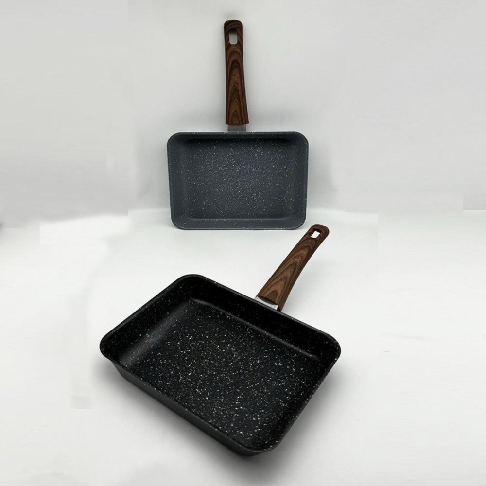 Japanese Tamagoyaki Frying Pan Rectangle Egg Pan Skillet Mini Breakfast Maker Cooking Tools