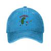 Funny Pickle Playing Pickleball Jeans Ponytail Baseball Cap Adjustable Hats For Men Women Cap Spring Autumn Hip Hop Casquette
