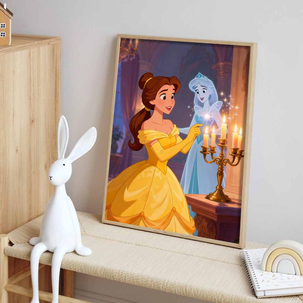 Disney Набор для алмазной живописи «Красавица и Принцесса-призрак», 5D, ручная работа, DIY, украшение для дома и стен