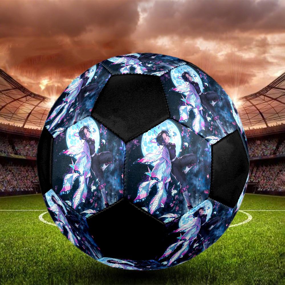 Shinobu Kocho2 Soccer Ball Colorful All Ages Machine Stitched PVC Competition Ready Durable High-Bounce.SIZE5
