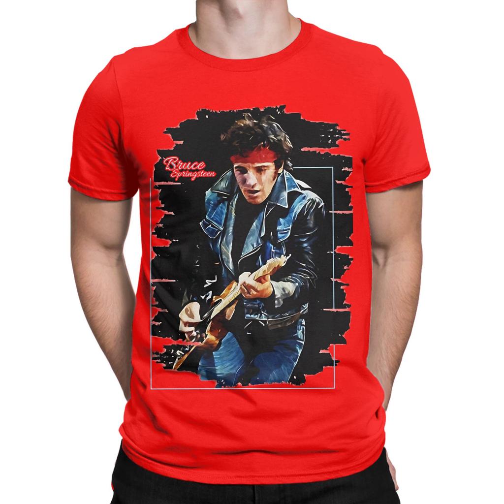 Music Bruce Springsteen Funny 100 Cotton Tshirt Bruce Springsteen Tops Tees For Unisex