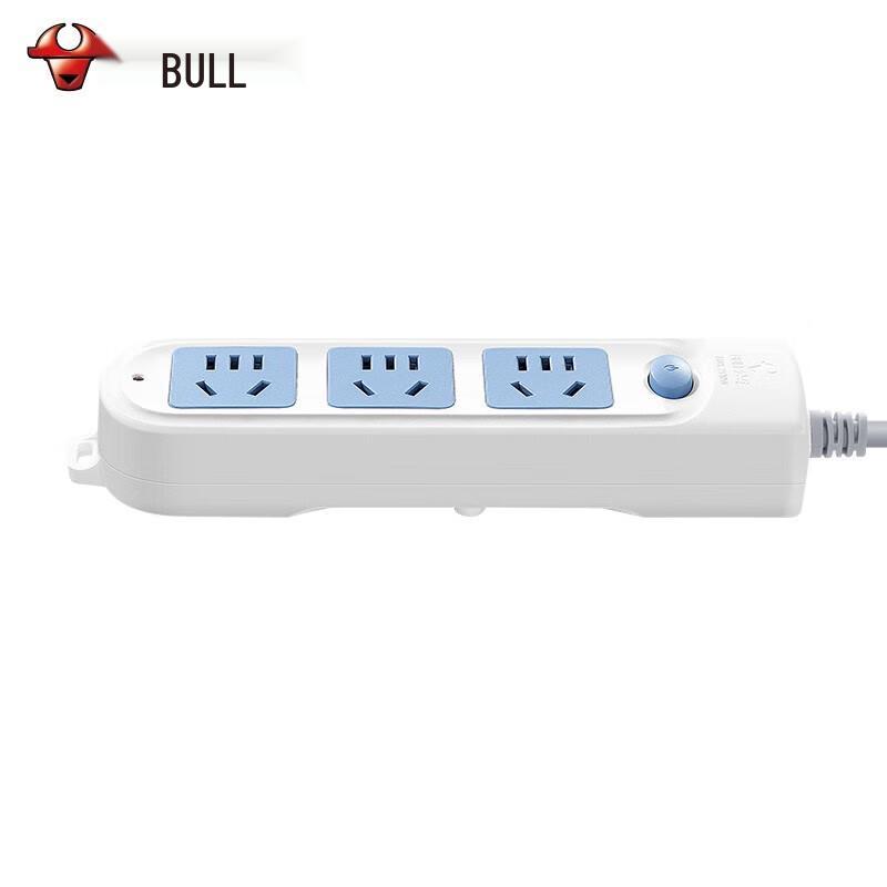 BULL New Standard Power Strip with Safety Protection CN plug (adapter included)