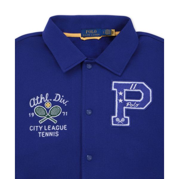 Polo Ralph Lauren Вышивка Поло-воротник Однобортная Куртка-бомбер с длинным рукавом Мужские куртки MNPOKNI16824306-400