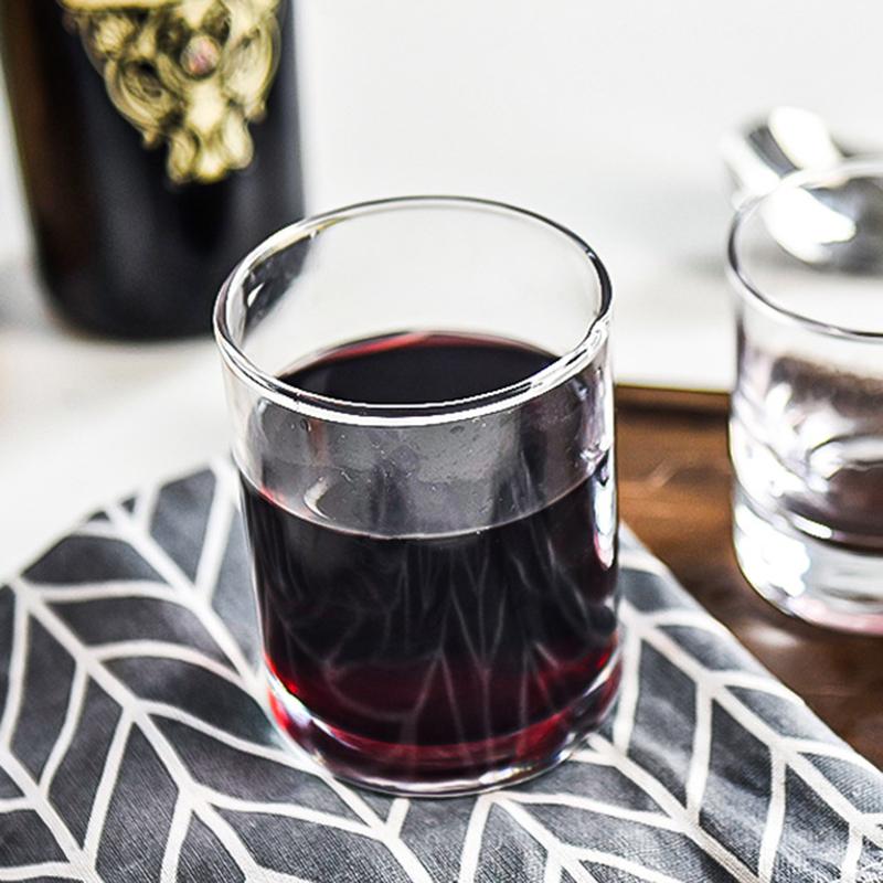 180 мл/230 мл Кофейные чашки Бокалы для вина Свадебная бутылка для воды Легкая посуда для напитков Прозрачная чайная посуда Модные стаканы для виски Тамблеры