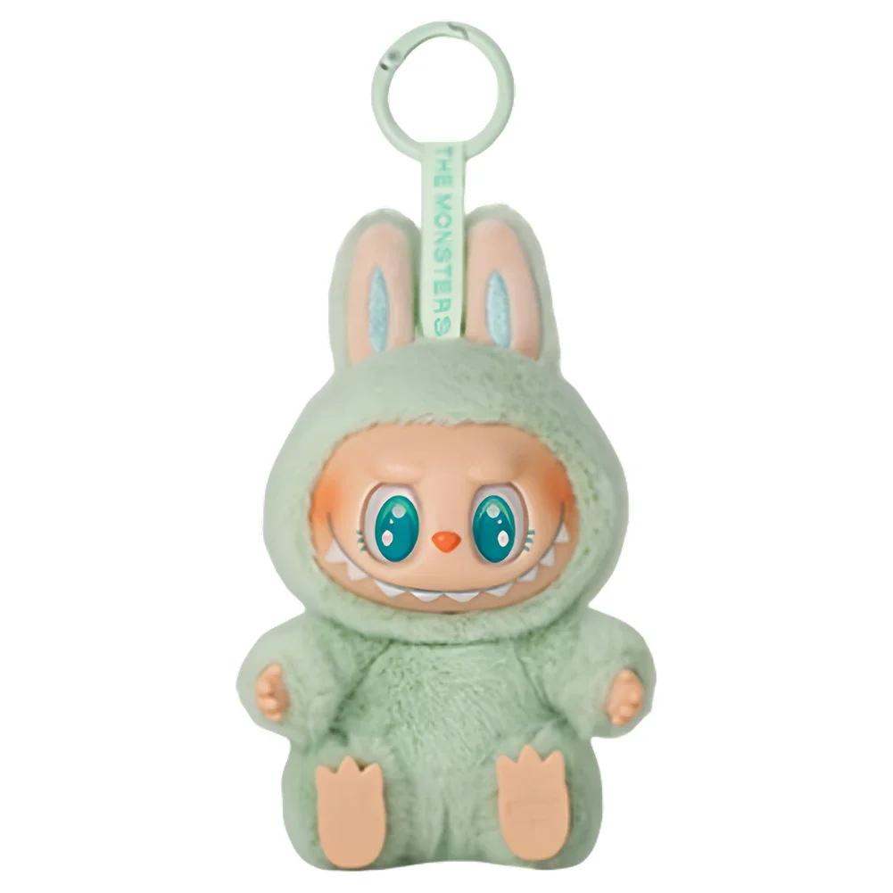 For Labubu The Monsters Doll Blind Box Heart-Moving Macaron Mokoko Anime Figures Guess Bag Hanging Pendant Xmas Birthday Gift