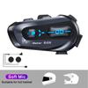 600M Intercom Bluetooth 5.3 EDR Helmet Headset with Music Sharing Motorcycle Wireless Earphone Hands-free Call Anti-interference Headphone for 6 Rider