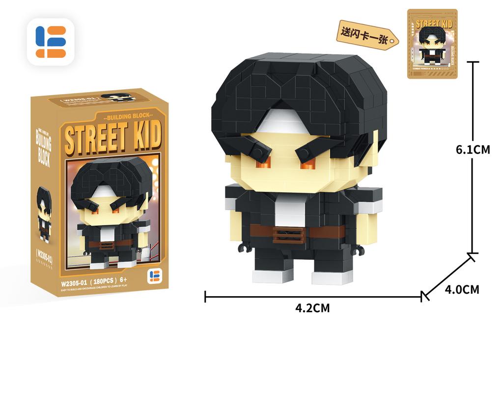 Anime Lega Street Fighter Fighting Game Action Building Blocks KenMasters Hoshi Ryu ABS Building Blocks Birthday Gift For Boys