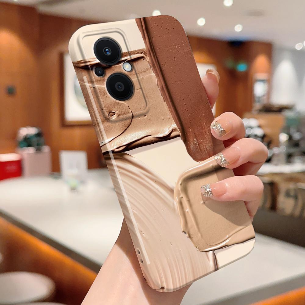 Универсальный чехол для телефона с пленкой, мультяшный модный дизайн, твердый корпус, полное покрытие камеры, противоударный защитный чехол для OPPO Realme OnePlus Infinix Tecno