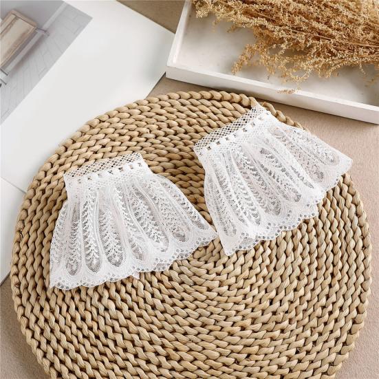 Yousheng 1 пара японские лолита манжеты на руки кружевная отделка искусственный жемчуг косплей горничная аксессуары DIY швейная отделка женские для вечеринки