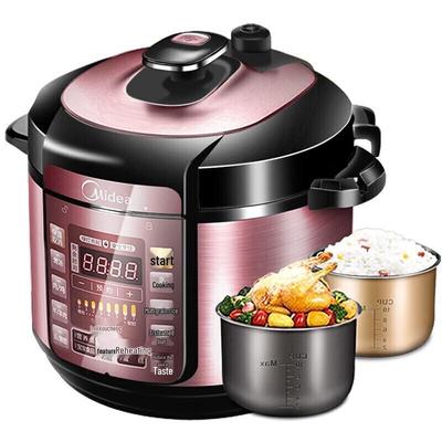 Midea Умная электрическая скороварка 5 л с двумя чашами, штепсель CN (адаптер в комплекте)