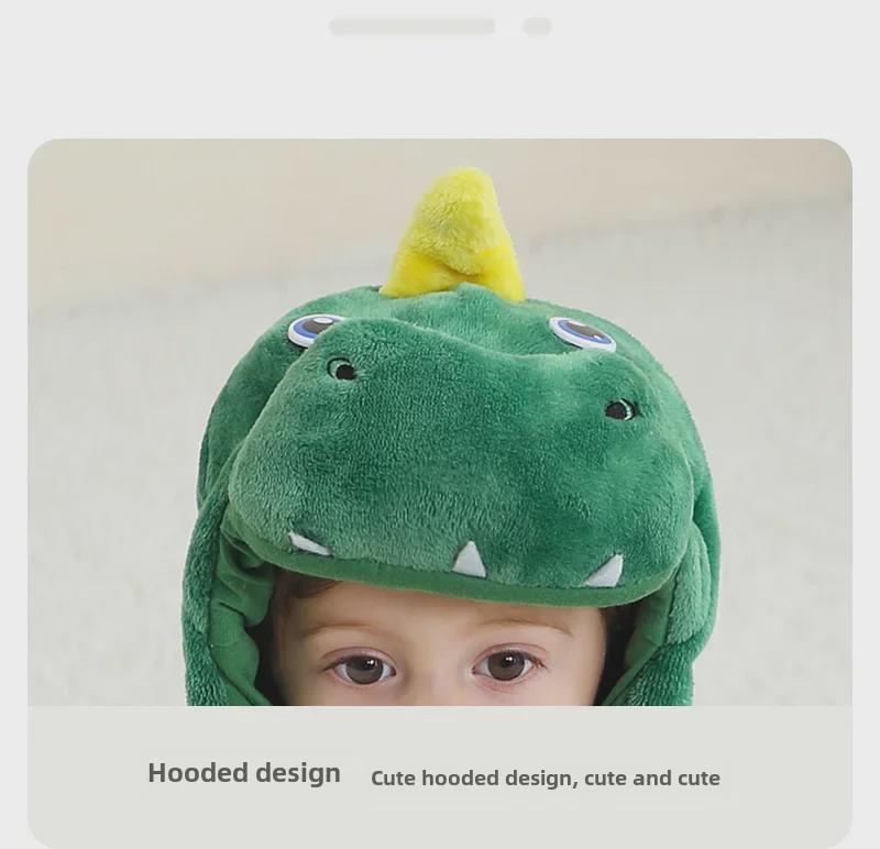 Детский костюм для скалолазания с динозавром, детский комбинезон с единорогом, детская фланелевая одежда для скалолазания, детская одежда для скалолазания Cross-Border