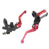 2Pcs 22mm Universal Motorcycle Handlebar Master Cylinder Levers Handle Hydraulic Brake Pump Clutch Adjustable Hand Lever