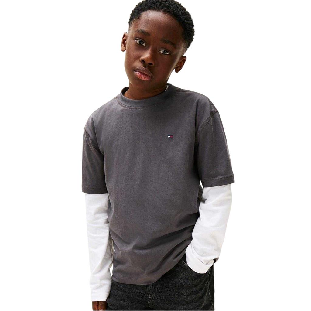 Tommy Hilfiger Childrens/Kids Embroidered Logo Crew Neck T-Shirt