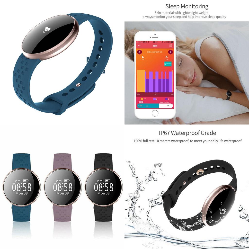 Модные женские умные часы с Bluetooth, фитнес-трекер для iPhone и Android