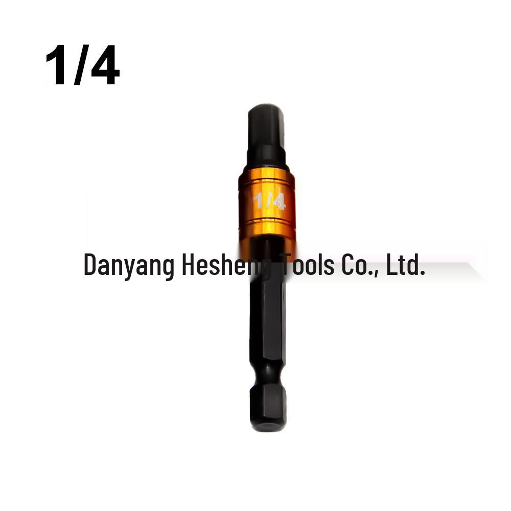 Набор из 3 предметов адаптеров для ударного гайковерта с шестигранным хвостовиком (1/2", 3/8", 1/4") для электрической отвертки