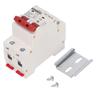 2P Mini Circuit Breaker with DIN Rail Overload Protection Switch for Solar PV System DC 1000V 16A