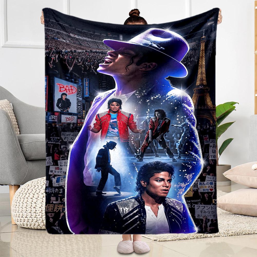 Michael Jackson 166 Blanket Soft & Cozy Great for Couch Livingroom Sofa for All Occasions Warmthful Decor Ideal Gift For Birthday Valentine'S Day