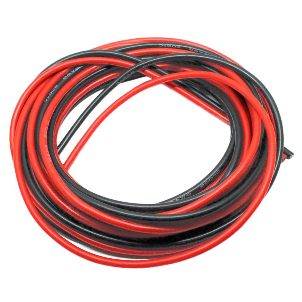 2-х рулонный сверхгибкий силиконовый кабель 16AWG, устойчивый к высоким температурам
