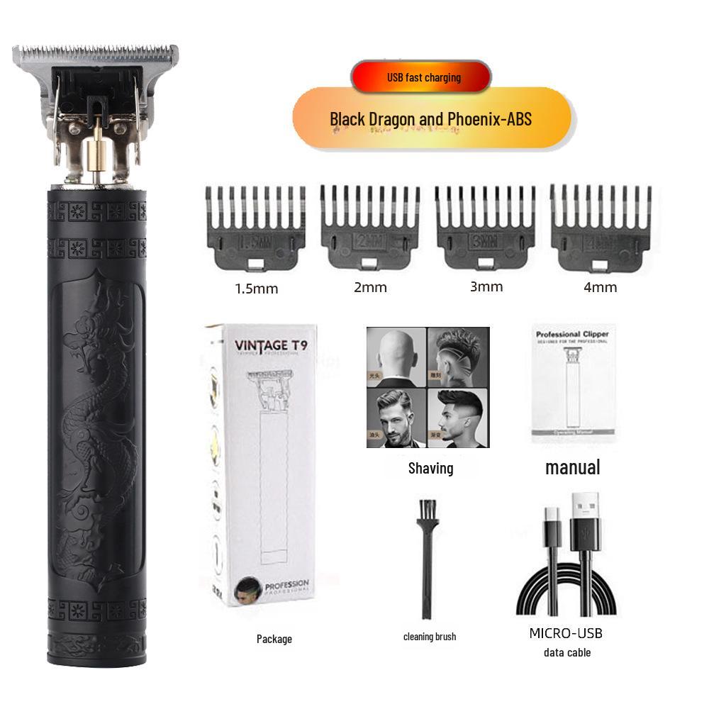 Профессиональная электрическая машинка для стрижки волос T9 для дома - Трансграничное бритье и карвинг