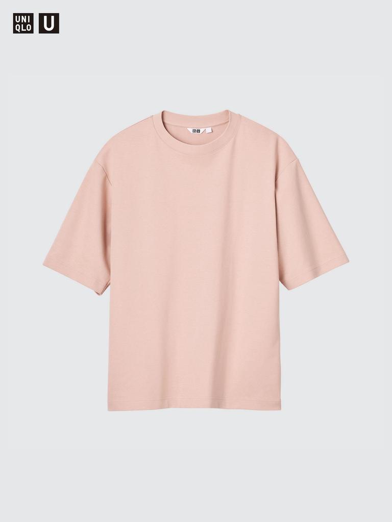 Uniqlo Футболка Japan Air Rhythm Cotton Oversize с рукавами 5 минут 