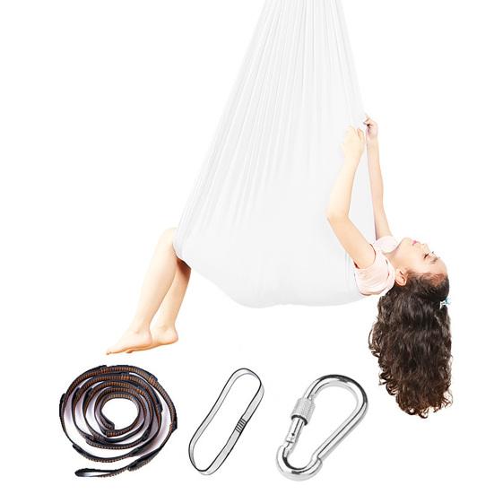 1 комплект терапевтических качелей для дома и улицы, подвесной гамак для йоги, кресло для занятий, для детей и взрослых, для людей с особыми потребностями, для сенсорных качелей