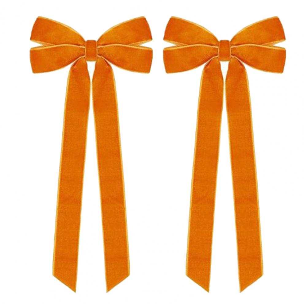 Party Accessories Christmas Ornament Elegant Velvet Christmas Bows for Tree Chairs Festive Holiday Decorations for Home Party