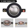 1Pcs Titanium Film Tweeter Voice Coil Membrane DIY Parts Treble Coil