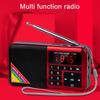 Y-509 FM Radio Digital MP3 Music Player Portable Mini Speaker with LED Flashlight for Outdoor