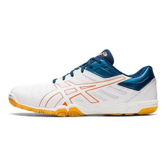 Asics Мужские кроссовки Attack Excounter 2 белые, синие, оранжевые 1073A002-103
