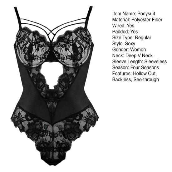 Сексуальное кружевное боди, ультратонкое, прозрачное, без подушечек или косточек, эластичный материал для идеальной посадки, идеально подходит для повседневной носки в спальне