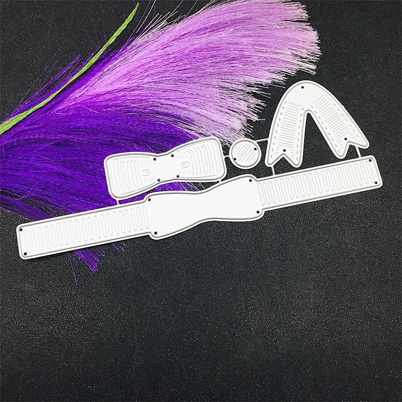 Лук художественный узор, металлические стальные трафареты, трафареты для скрапбукинга, ремесленные штампы, 3D DIY, изготовление фестивальных карт