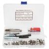 116Pcsset Stainless Steel Wire Screw Sleeve Thread Repair Insert Kit Tool Set