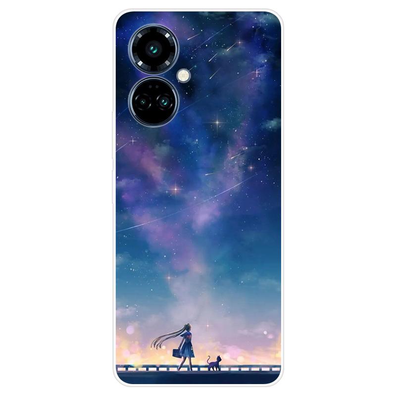 Для Tecno Spark 9 Pro Spark9 Pro чехол Мягкая силиконовая задняя крышка чехол для телефона с рисунком Звездное небо
